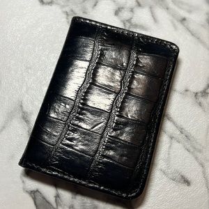 Brighton Croc leather wallet